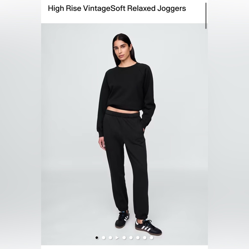 GAP Black High Rise Joggers